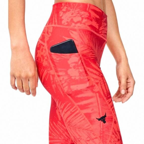 🌸Sale🌸 Under Armour Ankle Crop Tights Women's 820 1351905 Pant Size - Picture 5 of 7